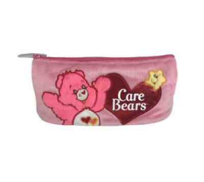 Care Bears Love A Lot Bear Plush Makeup Bag/Pencil Case