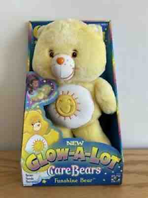 Care Bear Funshine Glow A Lot Bear NIB 2003