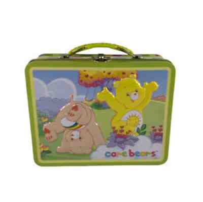Care Bears Tin Box Lunch Box Sunshine Bear Cheer Bear