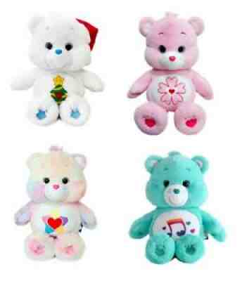 Care Bears Cherry Blossom, Wish Bear,True Heart, HeartSong Bear Plush Doll 27cm