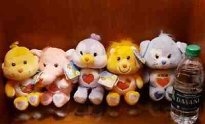Care Bears 20th anniversary cousins. NWT lot of 5 plushies.