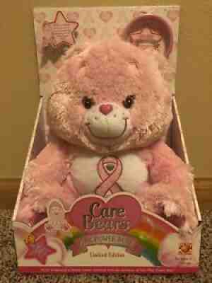 Care Bears Pink Power Bear breast cancer awareness pink ribbon new in box 2008