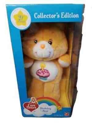 MINT 20th Anniversary Birthday Bear Care Bear, New in box.