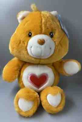 *RARE* NEW Care Bears Orange TENDERHEART 20th Anniversary Large Plush 15 Inch