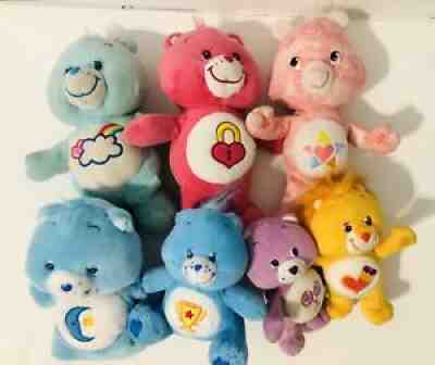 Lot of 7 Care Bears 2002-2003 - 8