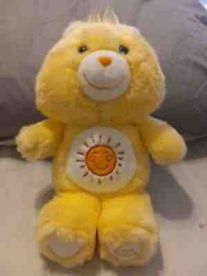 RARE! GUND Care Bear Yellow Sunshine, Funshine Bear, Mint Condition Plush