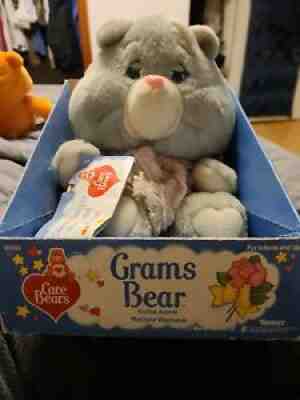 1983 care grams care bear in original box with original tag