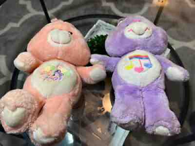 Vintage 13 Inch Care Bear Lot of 2 Daydream Plus Other One