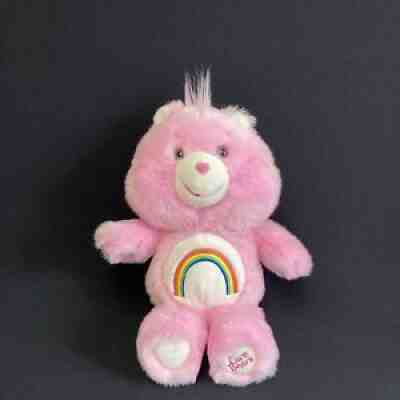 GUND 4060626L Cheer Bear Care Bears Pink Rainbow Stuffed Animal 14