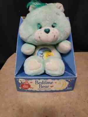 Bedtime Bear Kenner Care Bear New Rare Vintage Stuffed Plush 1982 In Box no tag