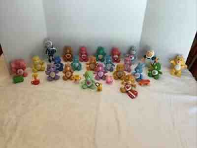 HTF Lot of 22 Vintage Care Bears & Cousins Poseable Figurines + 9 Accessories