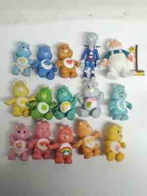 15 Vintage Kenner AGC Care Bears PVC Poseable Figures Lot coldheart cloudkeeper