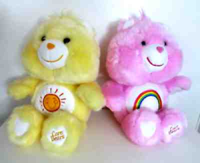 Gund Care Bear Yellow Sunshine Funshine Cheer Bear Plush RARE 4060627L 4060626L