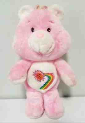 RARE Maverick Love Bear Care Bear Pink Prototype Sun & Rainbow