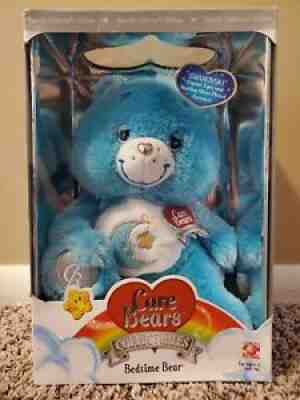 NIB Collector ??s Edition Care Bear BEDTIME Bear Swarovski Crystal Eyes Blue