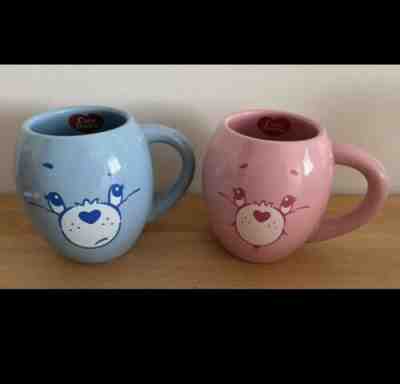 Care Bear Mug Cup Pair Pink Blue Japan