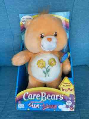 New In Box Rare Friend Care Bear Sing Along Friends Friends Bear 2005 Plush