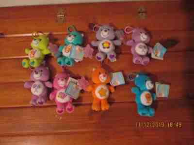 Care Bear Clip-Ons - Lot of 8, All New with Tags -