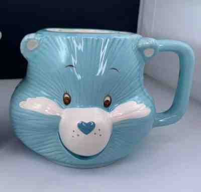 Vintage 1984 Care Bears Ceramic Mug Bedtime Bear Blue by American Greetings Corp