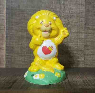 1985 CARE BEAR Cousins Brave Heart Lion Ceramic Figure American Greetings