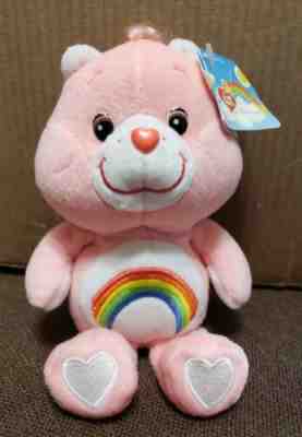 Care Bears 20th Anniversary Vintage 2002 8 Inch Cheer Bear Used with tagsÂ 
