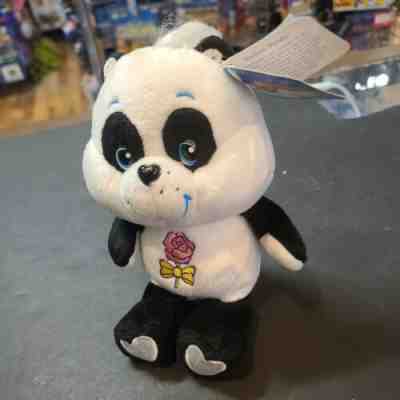 Care Bear Perfect Panda 8" Plush Pink Flower BeanBag Hot Topic New With Tags
