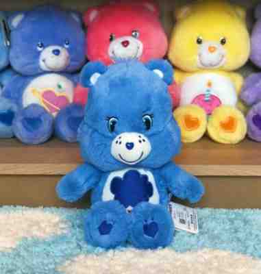 DISCONTINUED Thailand Care Bears Smiling Grumpy Bear Small Size (10 in) - Blue