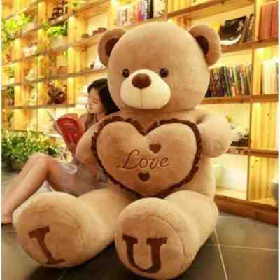 I Love You Big Teddy Bear Valentine Day Gift Girlfriend Love Kids Teen