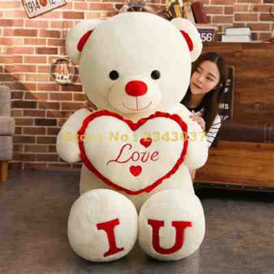 Big Giant Plush Toy Teddy Bear Stuffed Animals Birthday Gift Love Kids Girl Wife