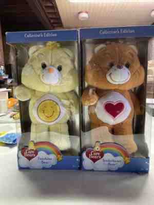 Care Bear Tenderheart & Funshine Bear 2019 Collector's Edition New In Box