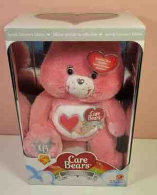 2008 Exclusive Care Bears Special Collectors Edition Swarovski Love A Lot MIB