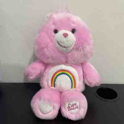 GUND Pink Cheer Bear Care Bears Stuffed Animal Rainbow Plush RARE 4060626L