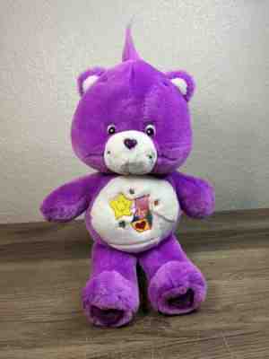 Care Bears Surprise Bear Interactive Purple Plush Doll Talks Batteries Dead 13â?
