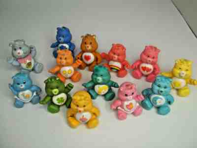 Â©JP Just Play CARE BEARS COLLECTOR SET Lot of 13 plastic figures 3