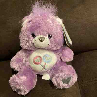 2008 Care Bear- Share Bear. Rare, silver accents on feet and belly, nose, rear
