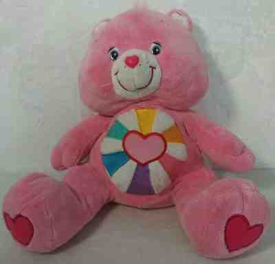 Vintage Hopeful Heart Bear Pink Care Bears Plush Stuffed Animal Toy 2006 20