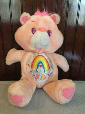 1980â??s Rare Pink Rainbow Ocean Water & Fish Carebear Collectable