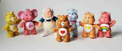 Vintage Kenner Care Bears Poseable Figures Lot of 7 Lotsa Heart Cloud Keeper