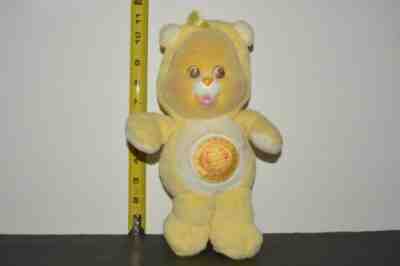 Vintage 1986 KENNER FUNSHINE Care Bear Cub with Flocked Face - GREAT Condition!!
