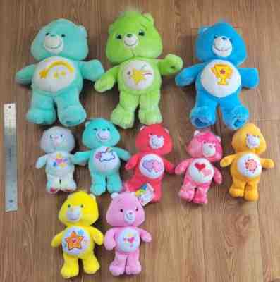 Care bear collection, set of 10, used.