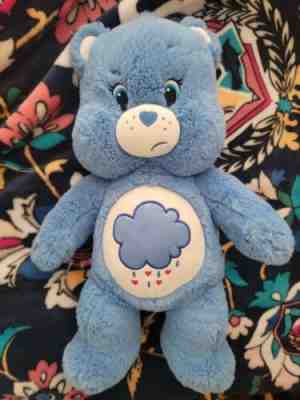 Build A Bear Care Bears Blue Grumpy Plush Bear Stuffed