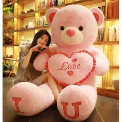 Plush Toy Big Giant Teddy Bear Valentine Day Gift Stuffed Animals Love Kids Girl