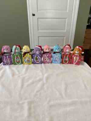 NOS Care Bears 2005 American Greetings Lot Of 8 Plush Gift Bag Ornament 6â? JAKKS