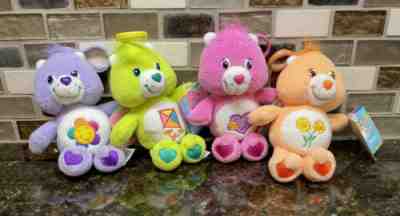 Care Bears Lot of 4 Friend, Take Care, Do Your Best, and Harmony Bear With Clip