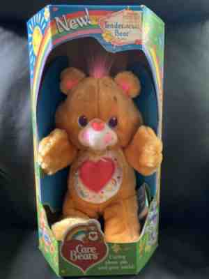 1991 Kenner CARE BEARS TENDERHEART ENVIRONMENTAL CARING Stuffed Plush TOY In BOX