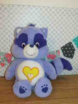 Care Bear Cousins Bright Heart Raccoon 2016 Jumbo Stuffed Plush Giant Doll 20