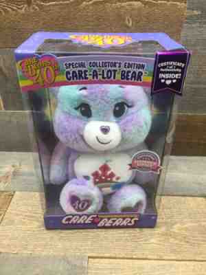 Care Bears 14 inch plush Care A Lot Bear 40th Anniversary (D)