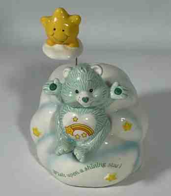 Vintage Care Bears Wish Bear Wish Upon A Shining Star Music Box