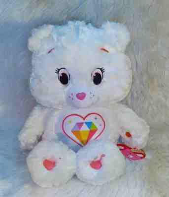 Care Bears BIG plush Sparkle Heart New White Vers Limited Taito 40cm Japan Exclu