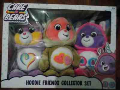 Care Bears Hoodie Friends Collector Set - NEW - Free Shipping
